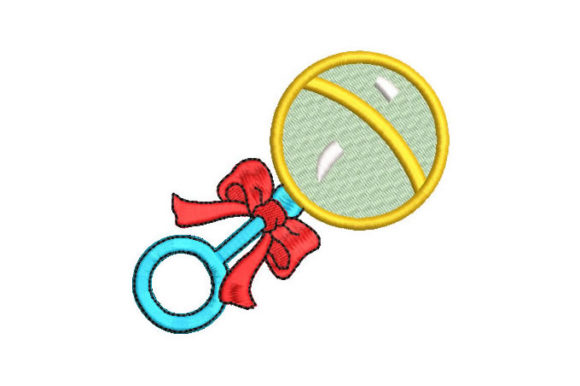 Baby Rattle Embroidery Design Review for Gifts