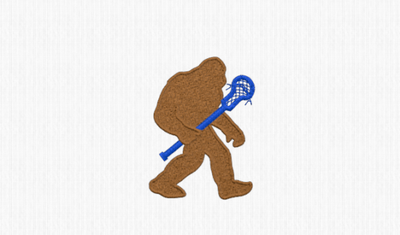 Bigfoot with Lacrosse Stick: A Playful Embroidery Review
