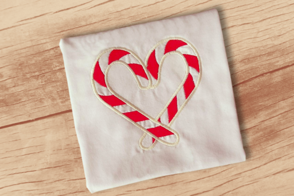 Candy Cane Heart Applique: A Craft Fair Review