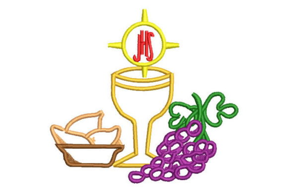 Chalice Cup with Grapes Embroidery Review