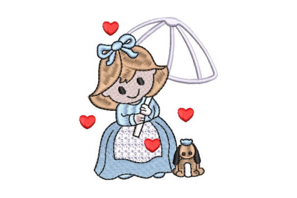 Girl with Umbrella and Pet: A Designer's Review
