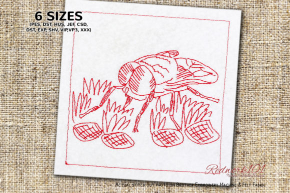 Horsefly with Big Eyes Embroidery Review