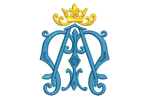 Ornamental Letter M with Crown Review