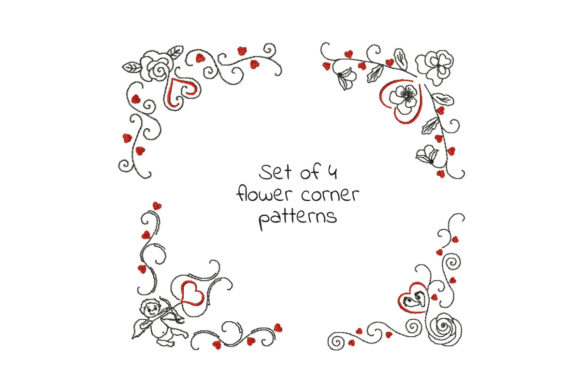 Review: Flower Hearts Swirls Corner Patterns for Craft Fairs