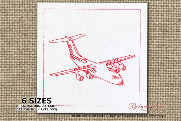Reviewing the Electric Powered Airplane Embroidery Design